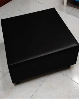 Tavolino Pouf in ecopelle