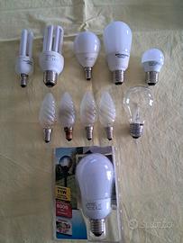 11 lampadine vintage e nuove osram,philips ecc com