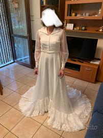 Vestito da sposa taglia 42 organza di seta