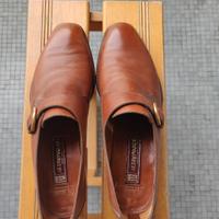 Scarpe Monk Barrett strap uomo fibbia taglia 10 UK