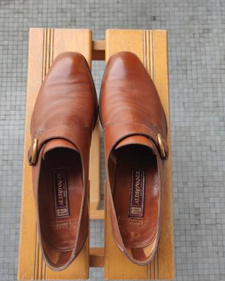 Scarpe Monk Barrett strap uomo fibbia taglia 10 UK