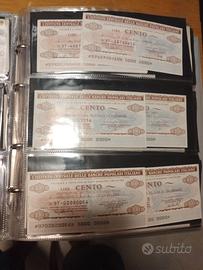 Mini assegni anni 70