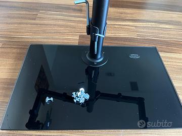 Braccio monitor con piedistallo–supporta 2 monitor