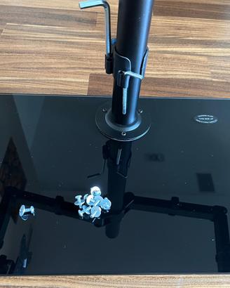 Braccio monitor con piedistallo–supporta 2 monitor