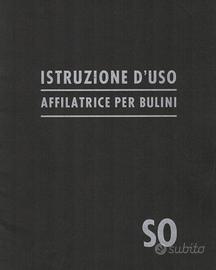 Affilatrice Deckel S0 manuale uso e istruzione