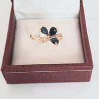 Anello Zaffiri e Diamanti in Oro 18kt 