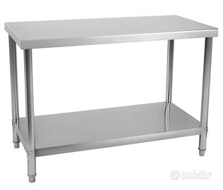 Tavolo acciaio 120x70