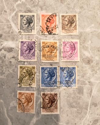 Collezione francobolli siracusana 