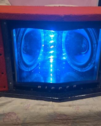 doppio sub +amplificatore
