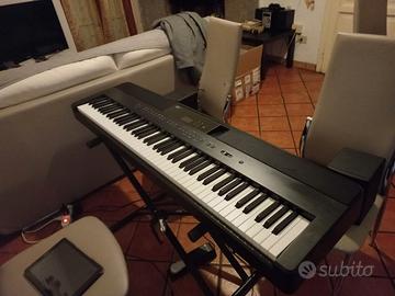 Pianoforte digitale tastiera Kawai es 520 nero