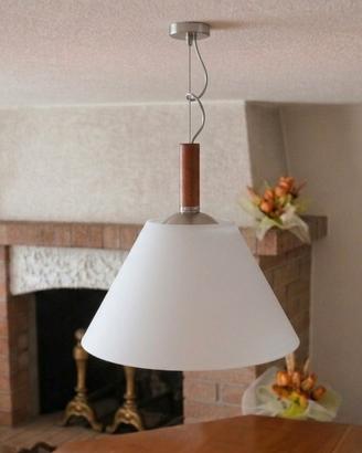 Lampadario Valenti Milano in Vetro Satinato