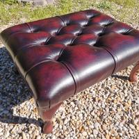 poggiapiedi vintage Chesterfield 