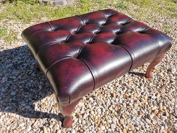 poggiapiedi vintage Chesterfield 