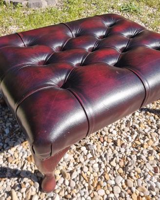 poggiapiedi vintage Chesterfield 