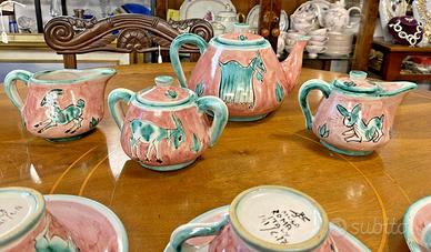 Set da tè - Tazze da tè dipinte a mano