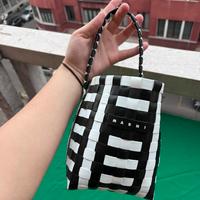 Borsa secchiello, MARNI intrecciata