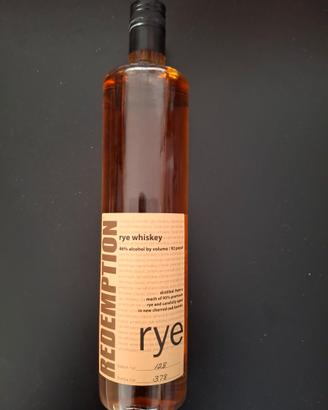 Redemption rye batch 128 bt.378