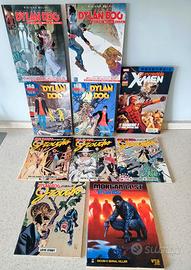 Lotto 10 fumetti Dylan Dog e X-Men Marvel

