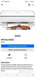 stampante hp Envy 6032e 