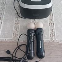 PS VR più move controller e camera