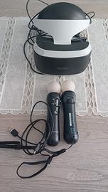 PS VR più move controller e camera