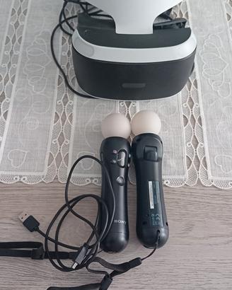 PS VR più move controller e camera