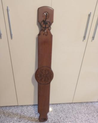 appendiabiti da parete legno massiccio 