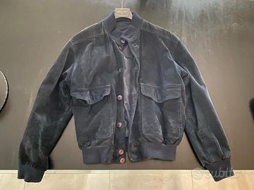 Giubbotto bomber uomo in camoscio anni ‘80