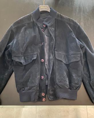 Giubbotto bomber uomo in camoscio anni ‘80