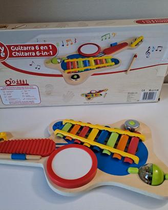 Chitarra 6 in 1 in legno Lidl