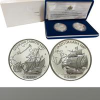 Dittico di monete 1997 – San Marino “Grandi Naviga