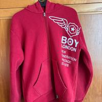 felpa con zip boy london