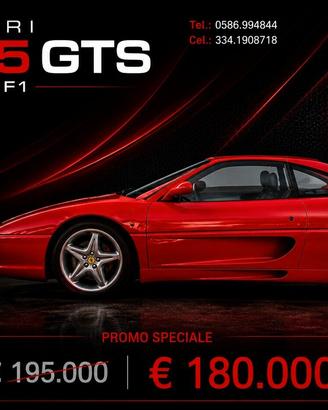 FERRARI F355 GTS F1 - ITALIANA - 24.200 KM - TARGA