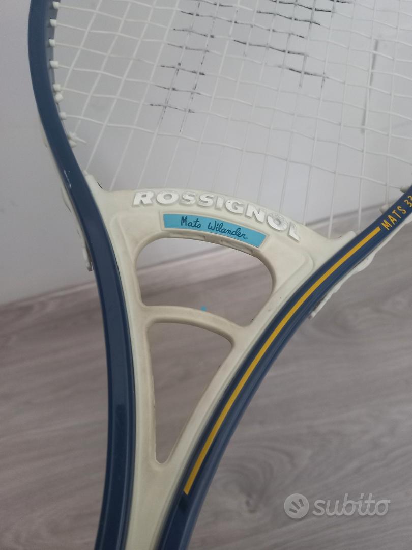Raquette De Tennis Vintage Rossignol Mats Wilander Années 70/80 - Occasion, Bon état, Collection