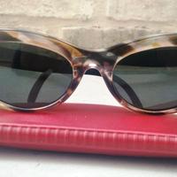 Occhiali da sole donna - leopardato forma a occhi