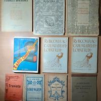 26 libri d'epoca dal 1874 al 1964