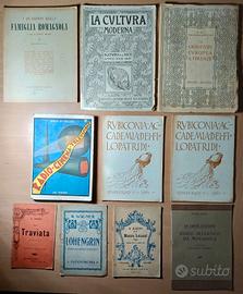 26 libri d'epoca dal 1874 al 1964