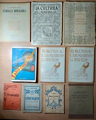 26 libri d'epoca dal 1874 al 1964