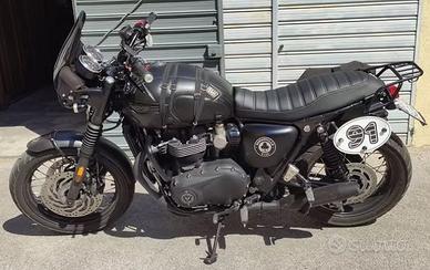 SELLA TAMARIT BONNEVILLE SCRAMBLER STREET TWIN