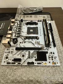 Scheda Madre B450m, 8GB RAM, 120GB SSD