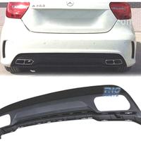 DIFFUSORE MERCEDES CLASSE A W176 12-18 LOOK AMG A4