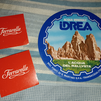 Adesivi stickers Acqua Ferrarelle e Idrea, nuovi