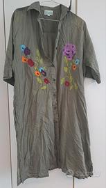 Abito camicia vintage Elizabetta 100% cotone 