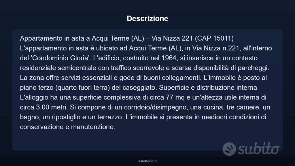 Appartamento – Acqui Terme, Alessandria - Vista 4