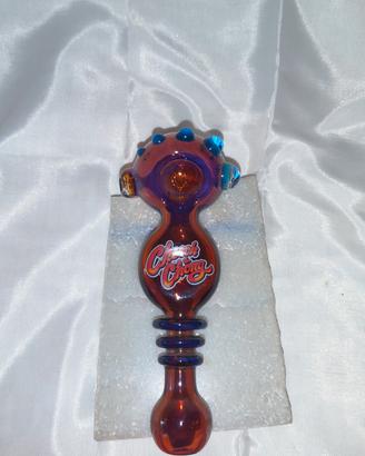 Pipa artistica in vetro "Cheech&Chong