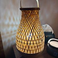 2 Lampade bambù ikea