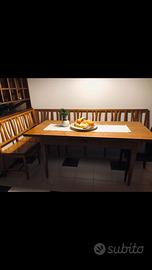 Tavolo con panca