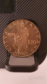 20 lire 1958 Citta del Vaticano