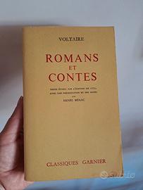 Libro vintage Romans et Contes di Voltaire