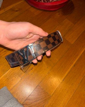 Cintura lv louis vuitton marrone